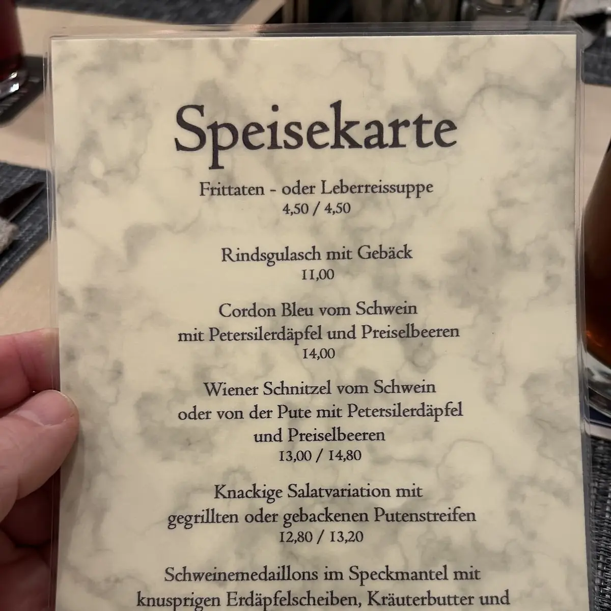 Speisekarte photo 2