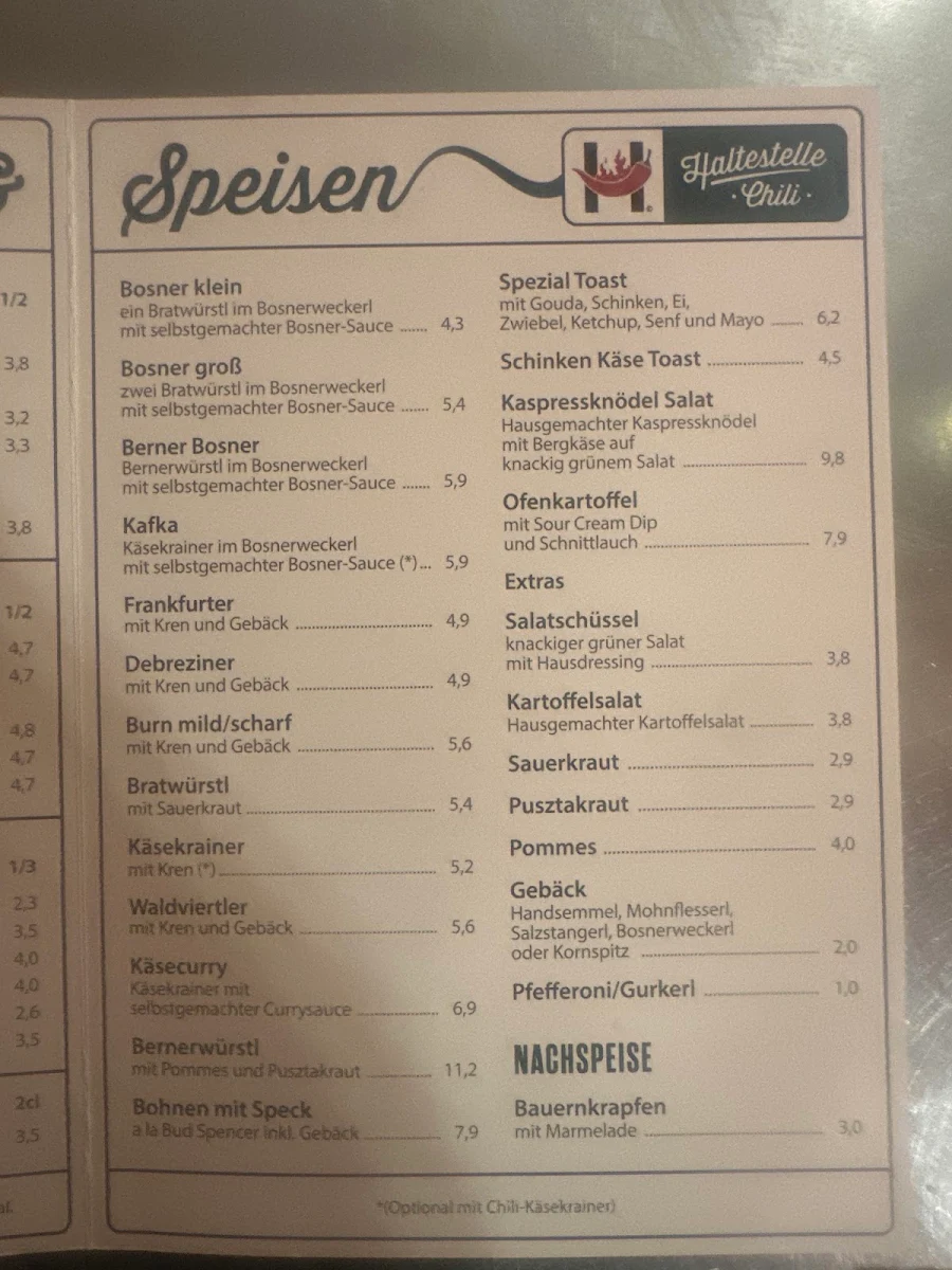 Speisekarte photo 1