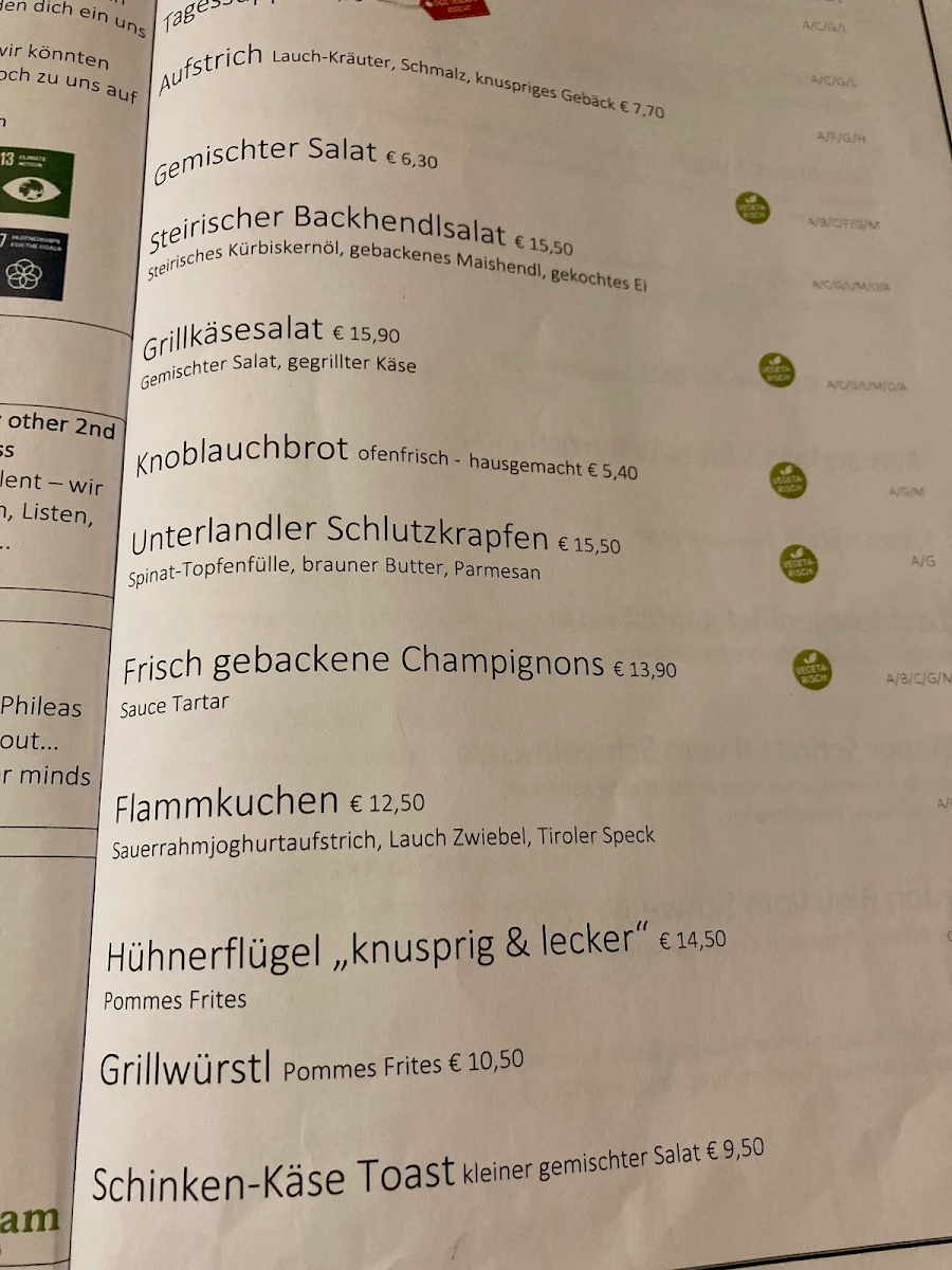 Speisekarte photo 4