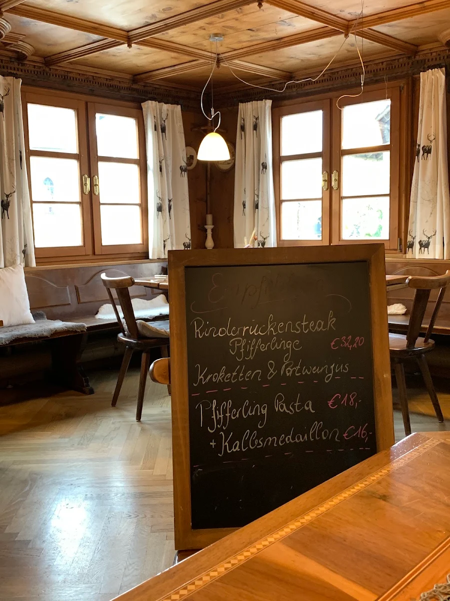 Speisekarte, Gasthaus Rössle - Nenzing, Österreich