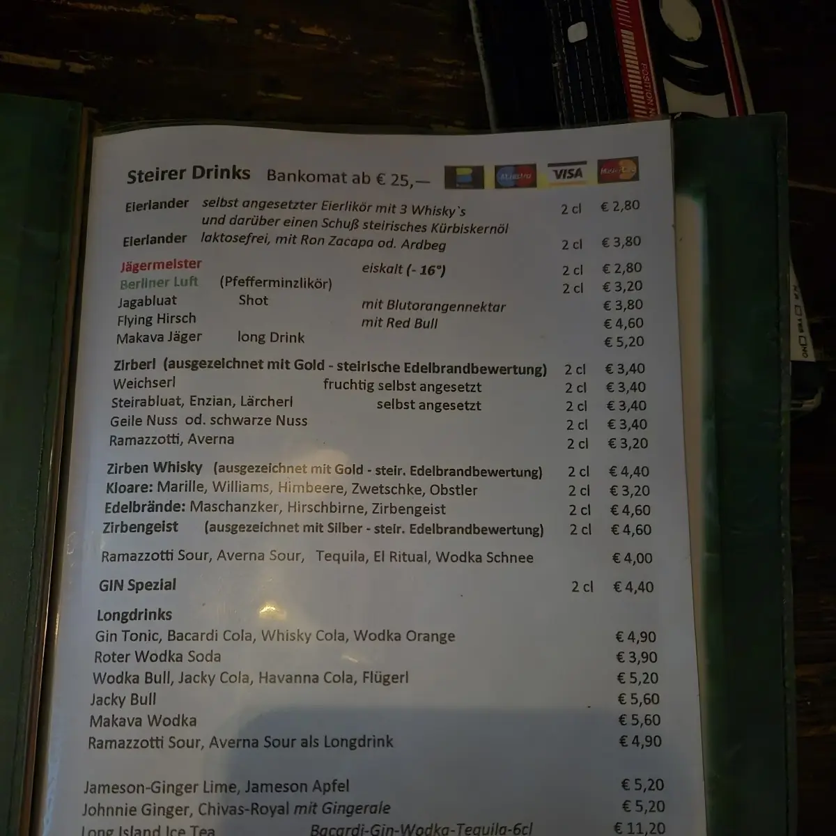 Speisekarte photo 2