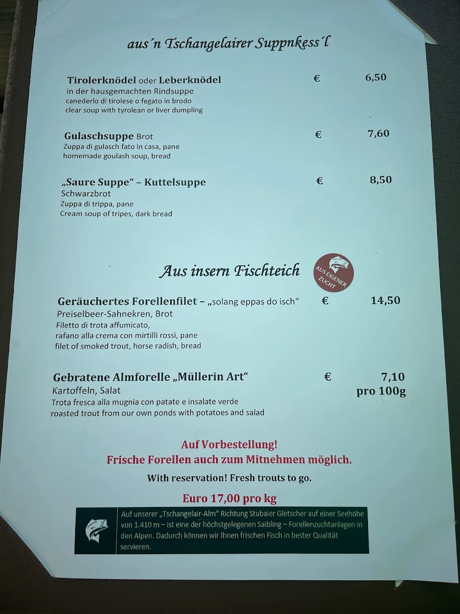 Speisekarte photo 3