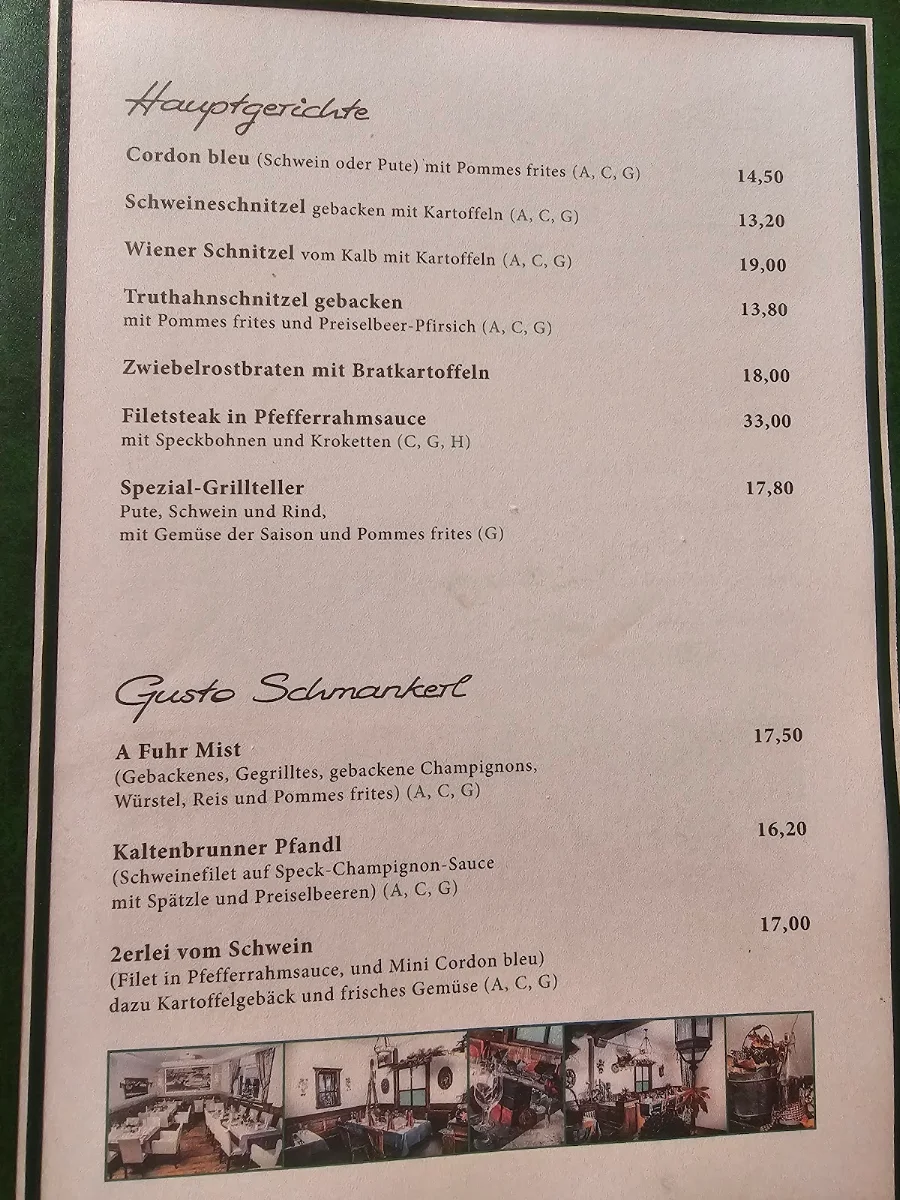 Speisekarte photo 1