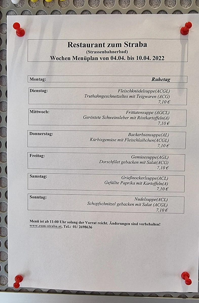 Speisekarte photo 2