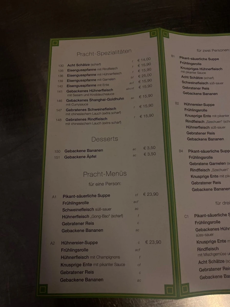 Speisekarte photo 1