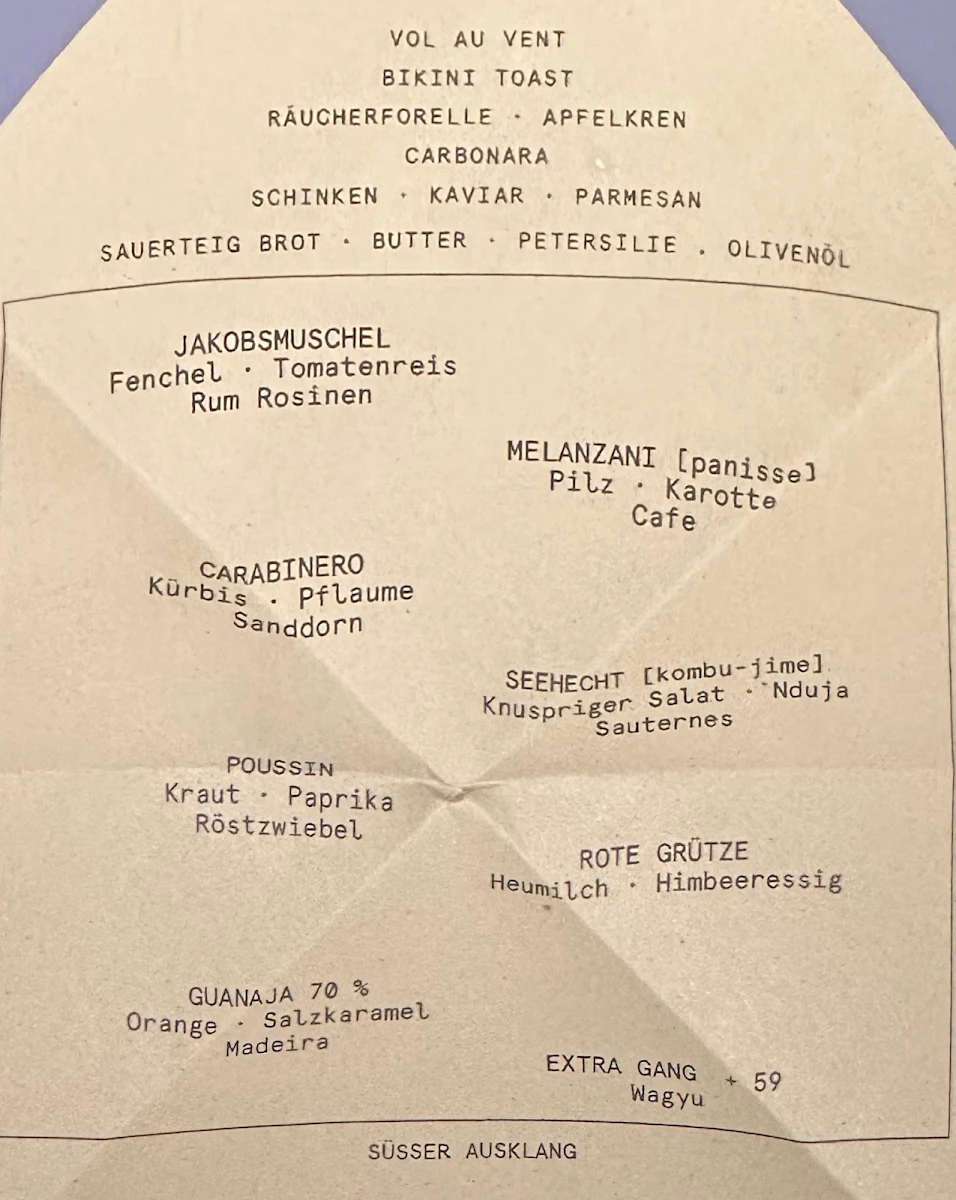 Speisekarte photo 1