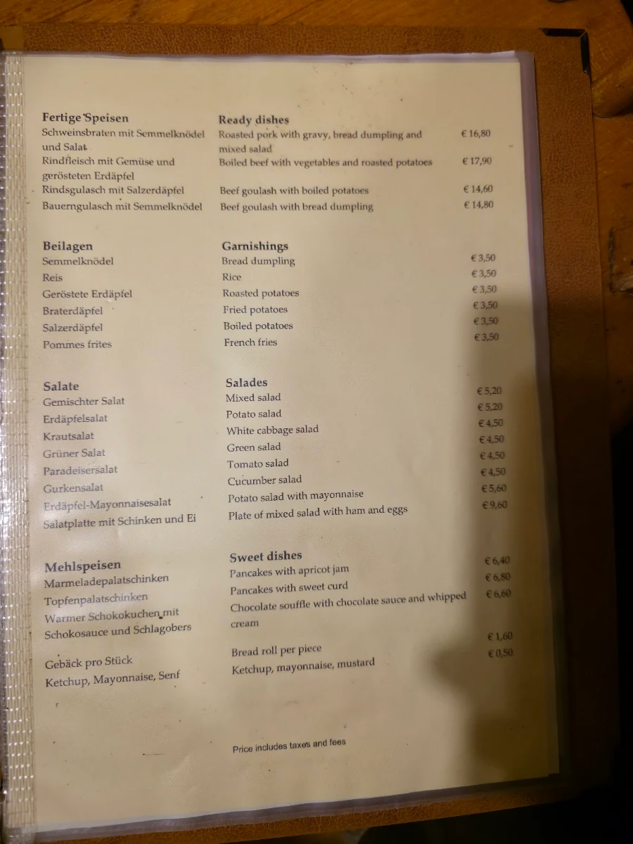 Speisekarte photo 9