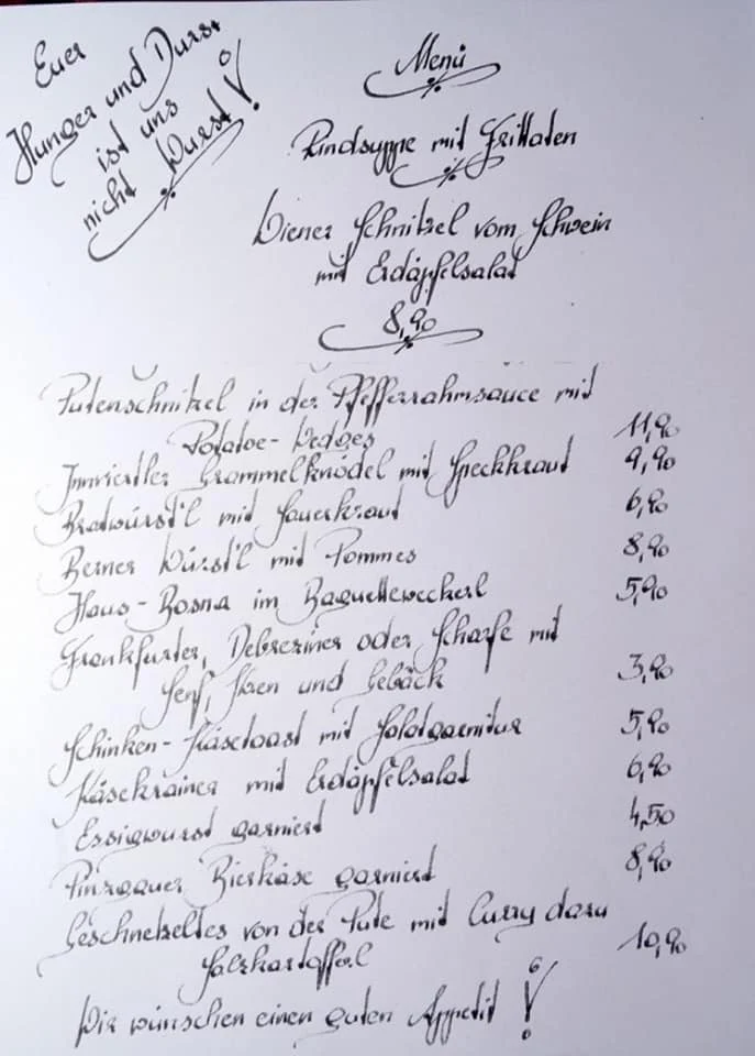 Speisekarte photo 1