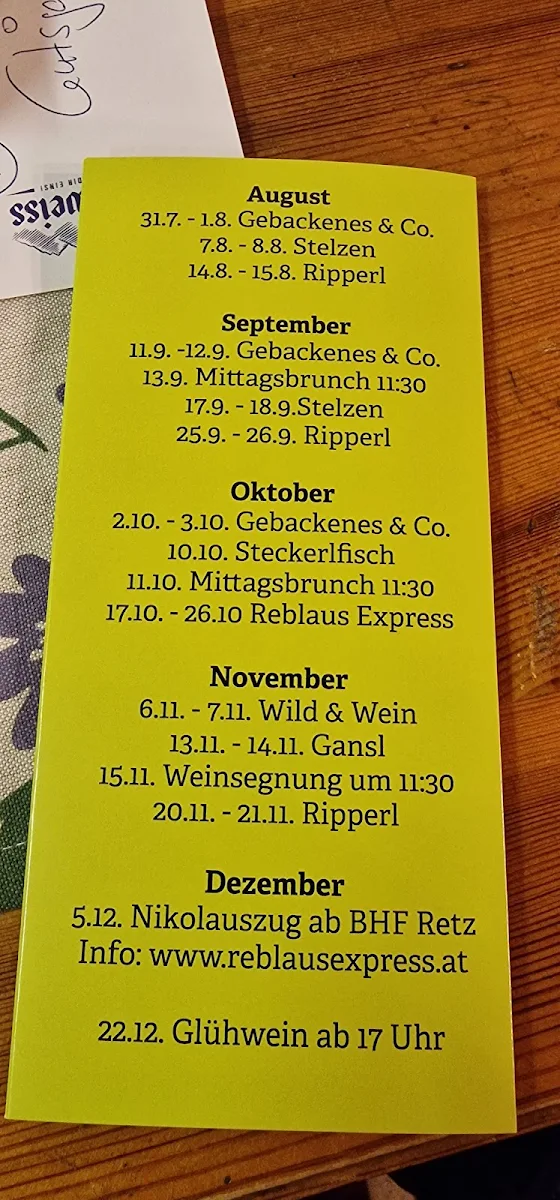Speisekarte photo 10