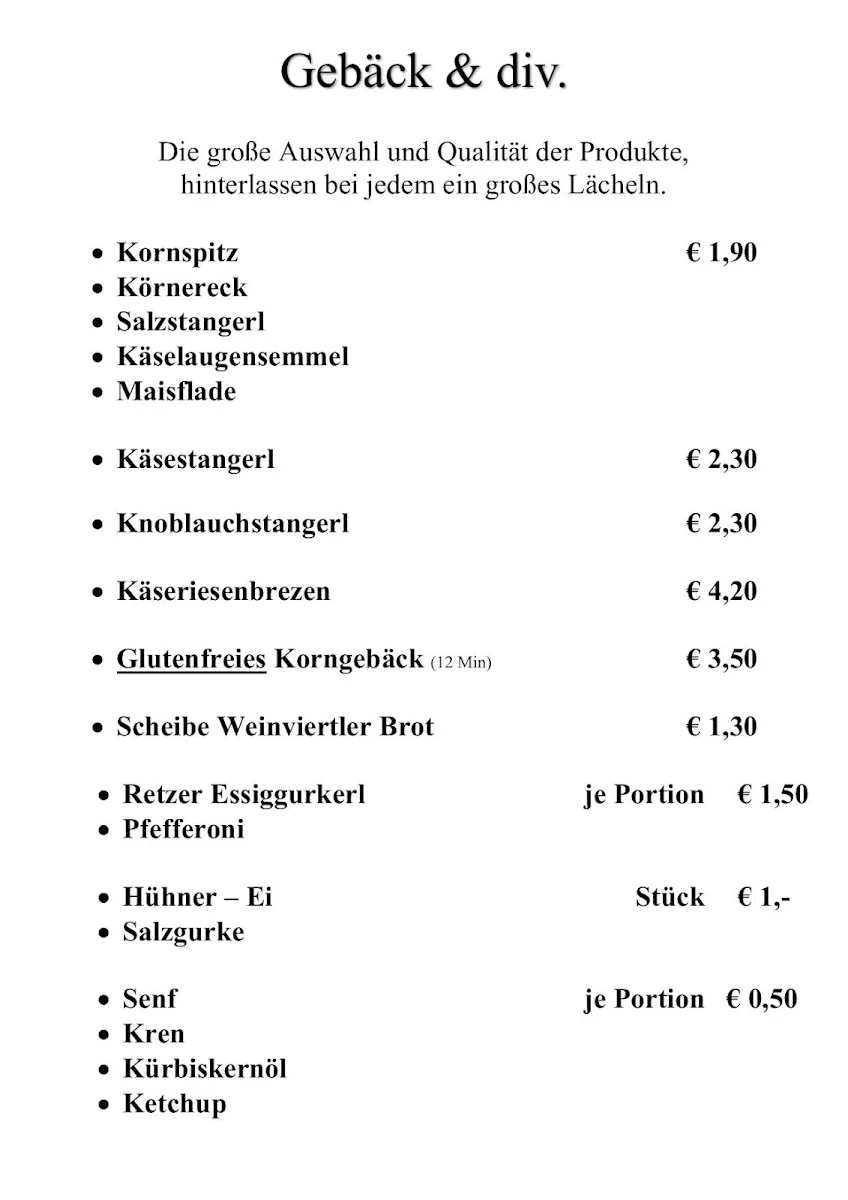Speisekarte photo 4