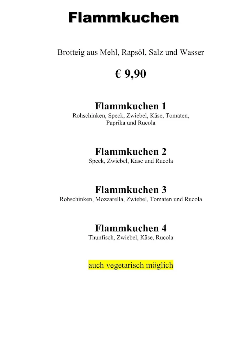 Speisekarte photo 7