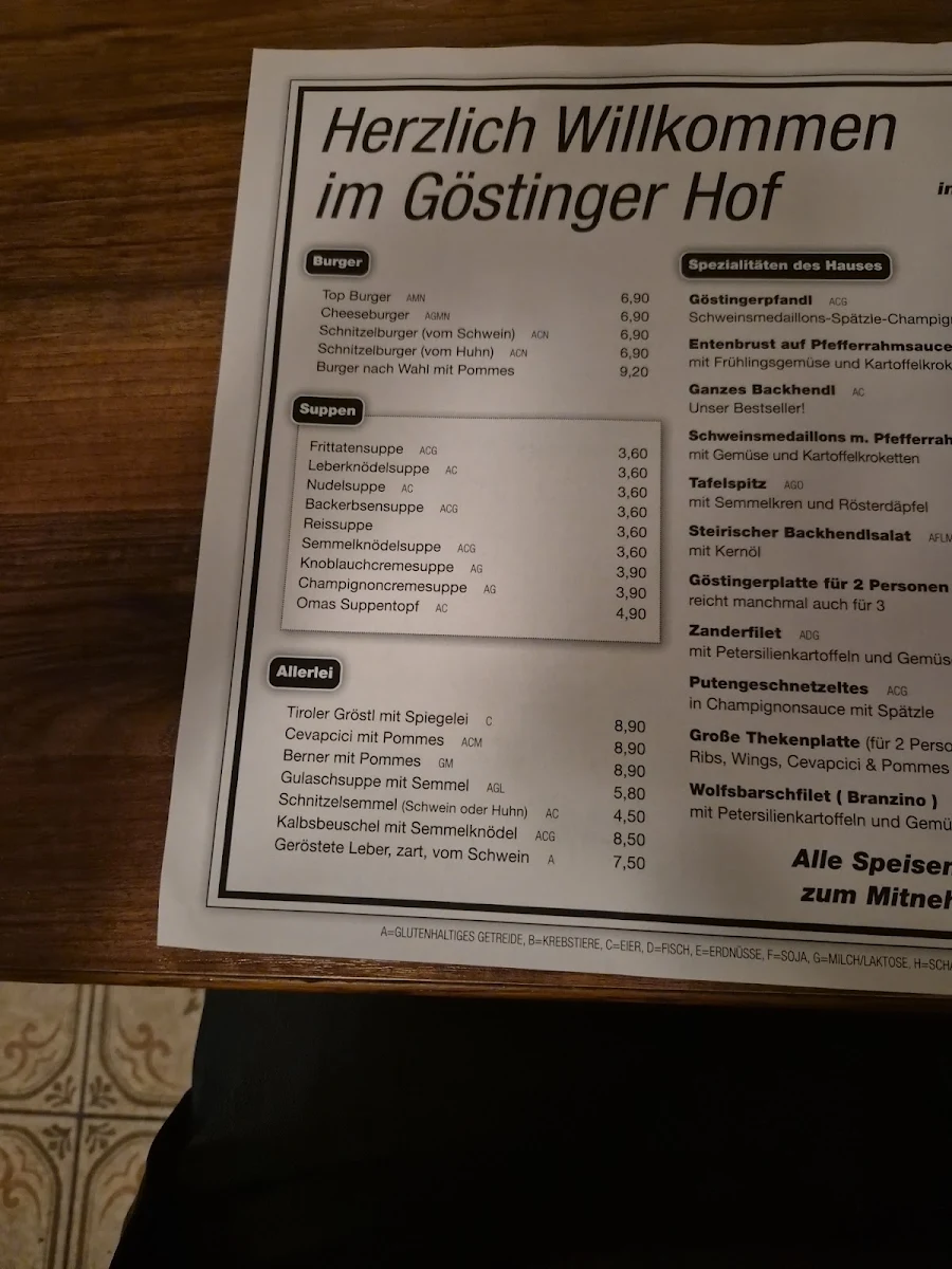 Speisekarte photo 5