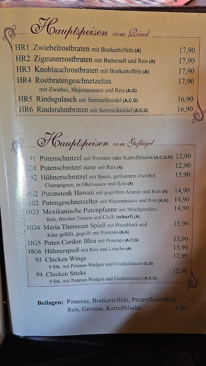 Speisekarte photo 3