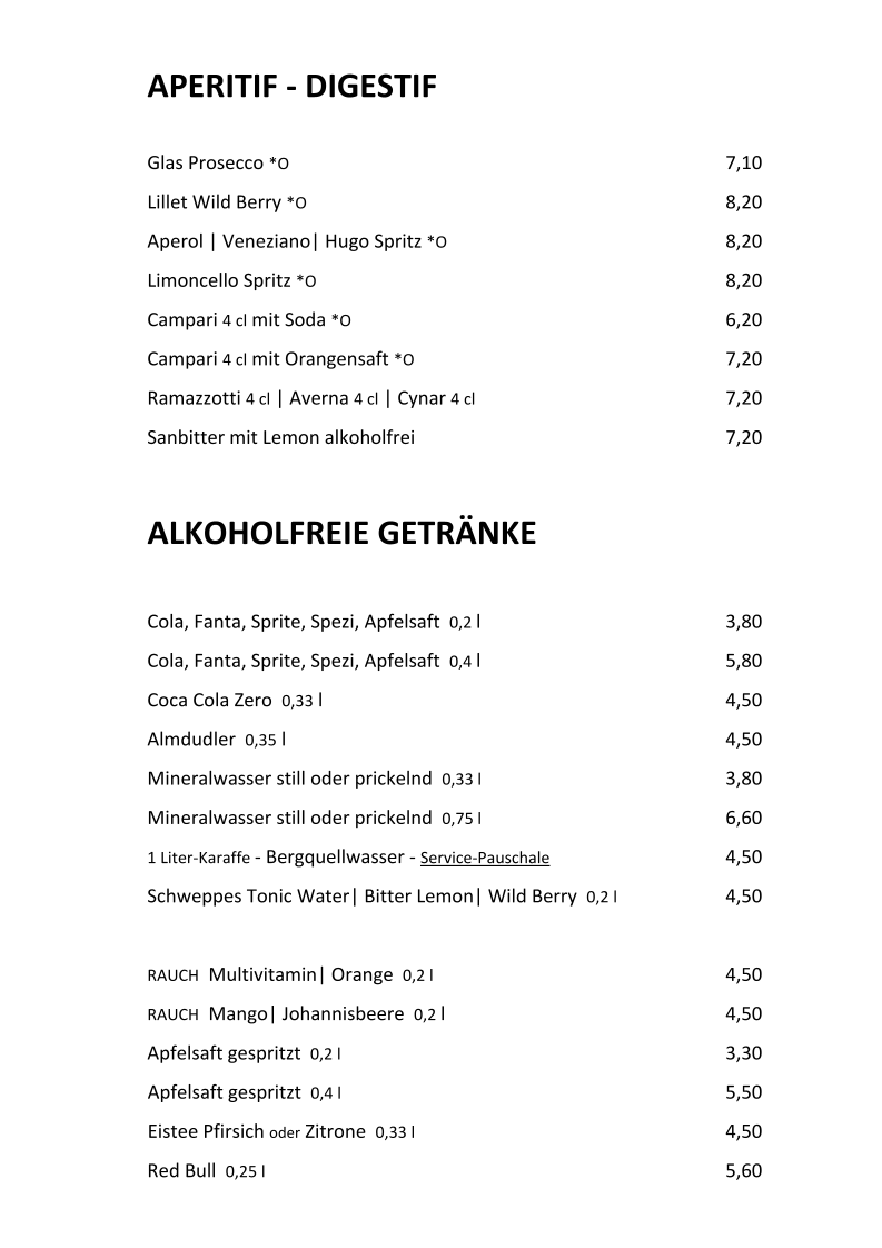 Speisekarte photo 2
