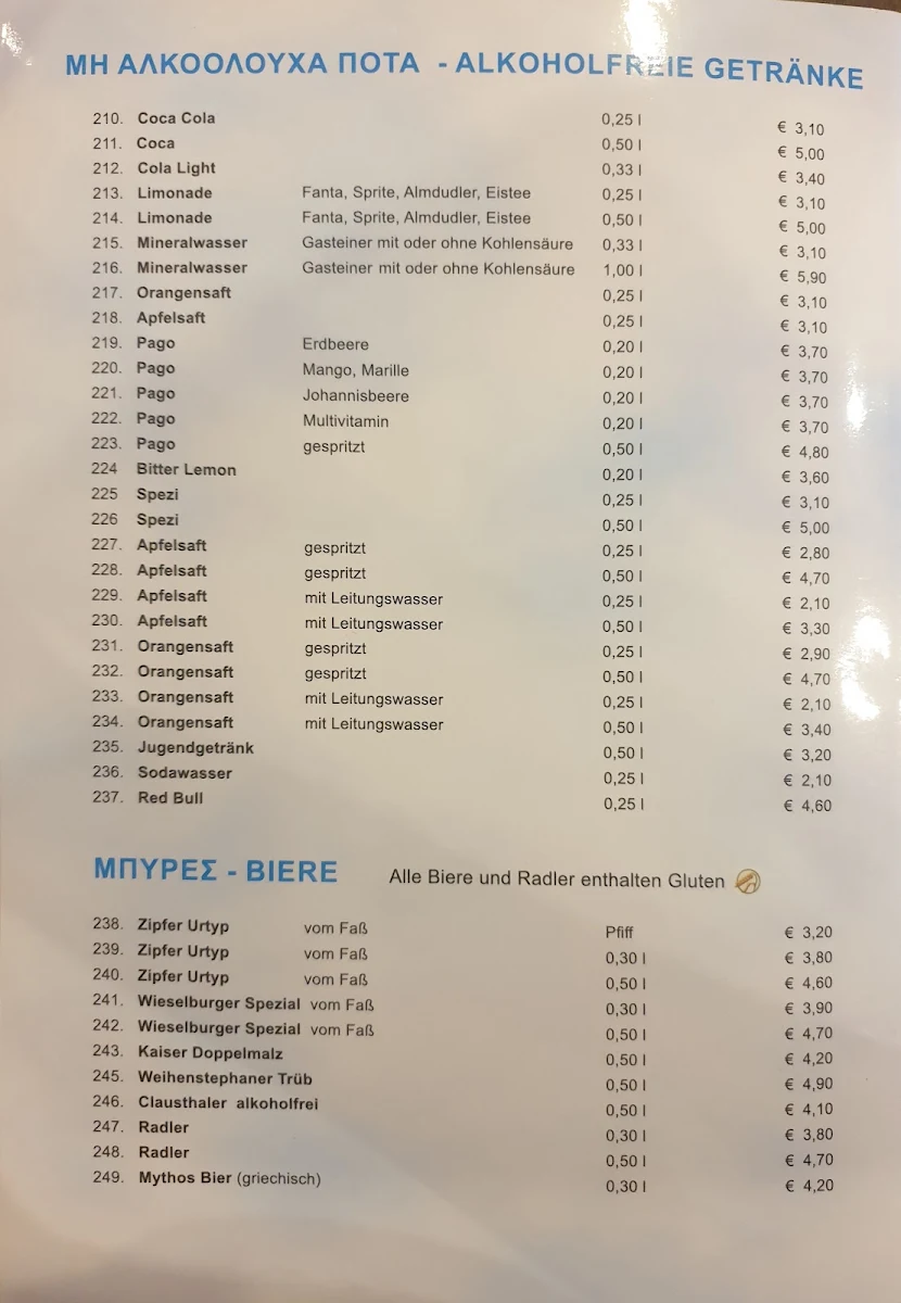 Speisekarte photo 1
