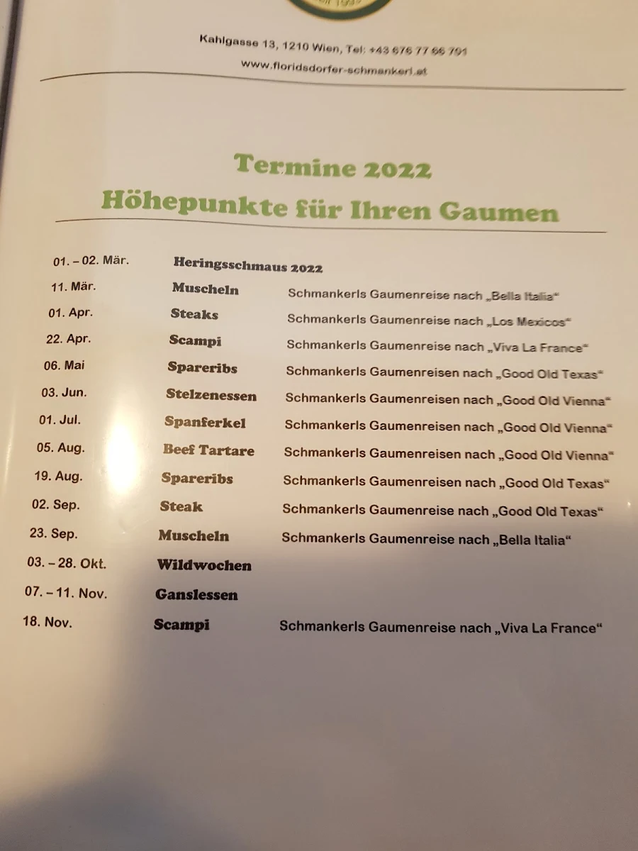 Speisekarte photo 2