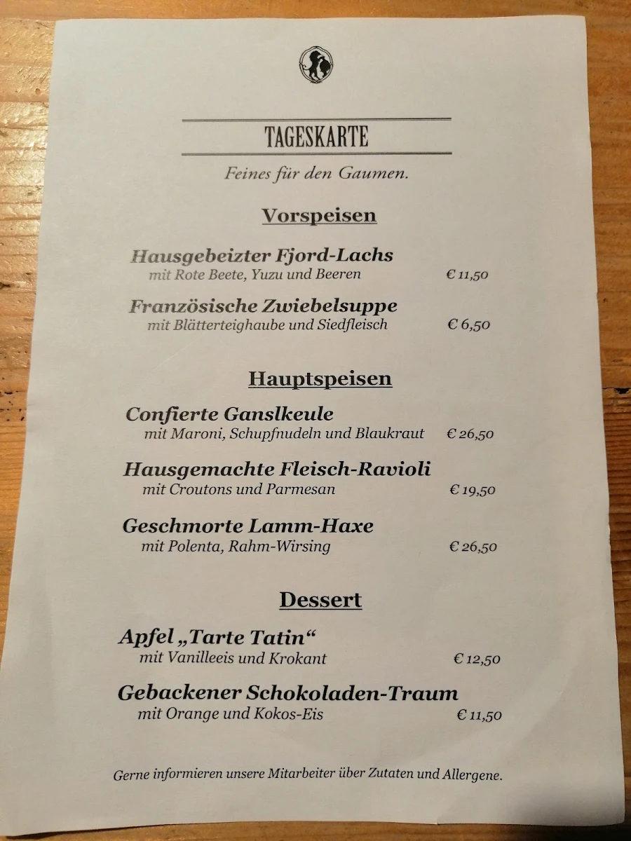 Speisekarte photo 2