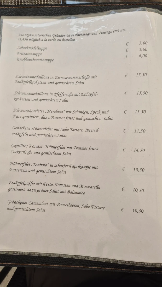 Speisekarte photo 1