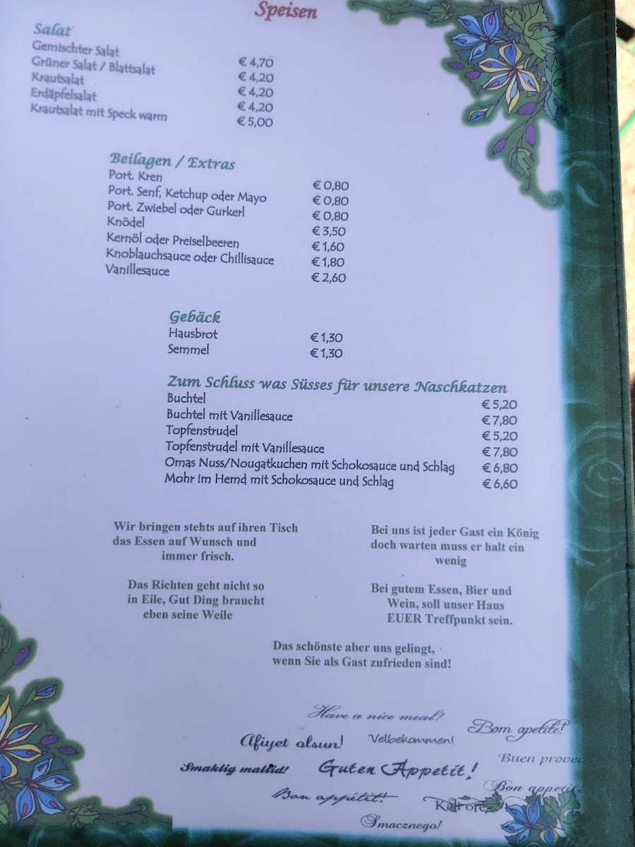 Speisekarte photo 1