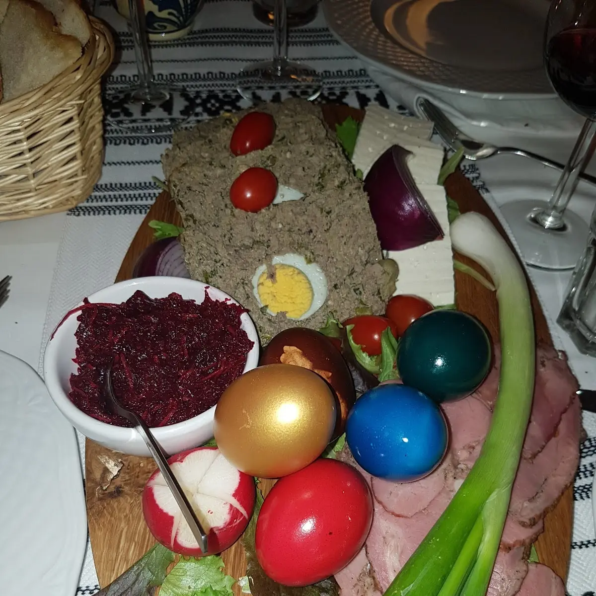 Platou De Paste Cu Drob De Miel