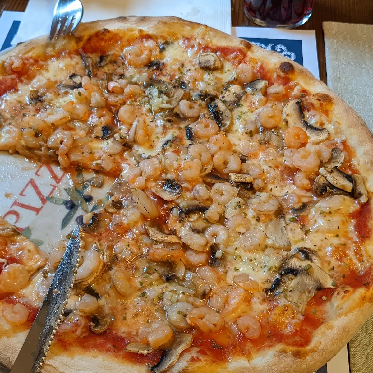 Pizza Krabben