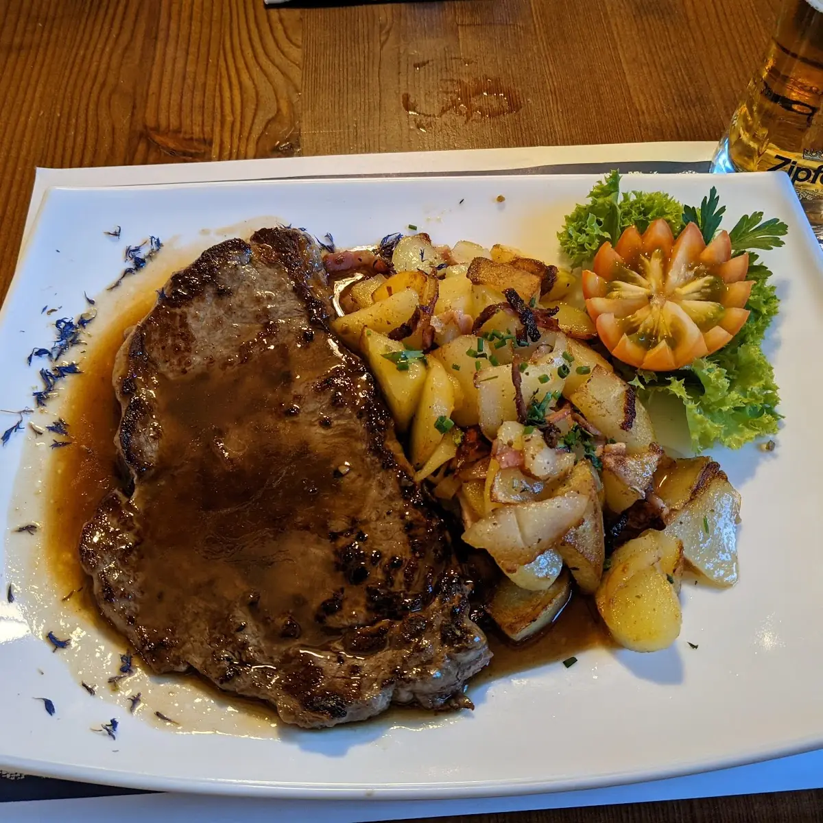 Tiroler Rostbraten Mit Speckkartoffeln