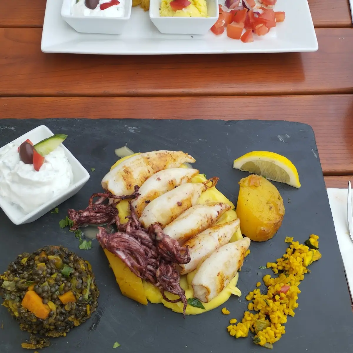 Gegrillte Calamari