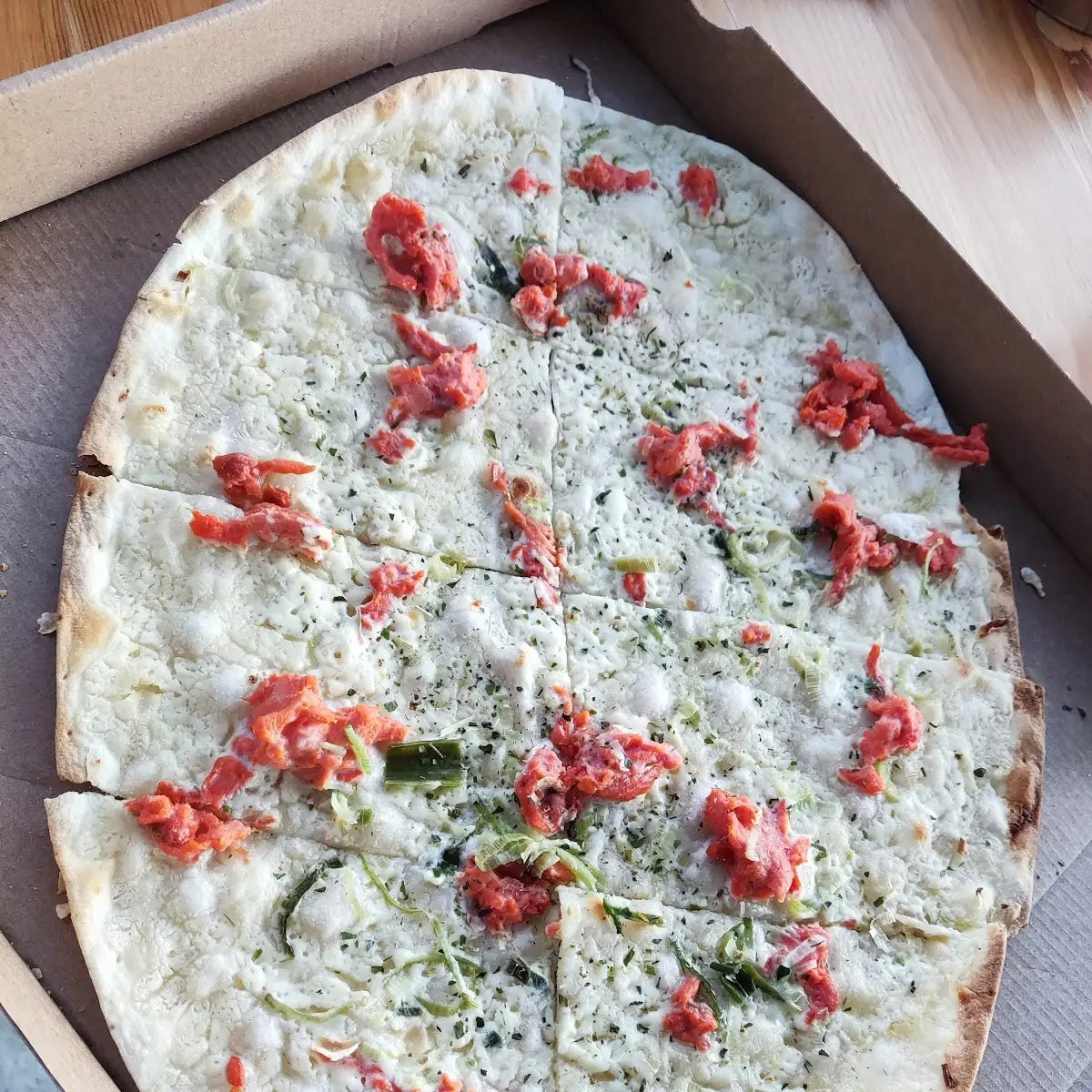 Flammkuchen Mit Lachs