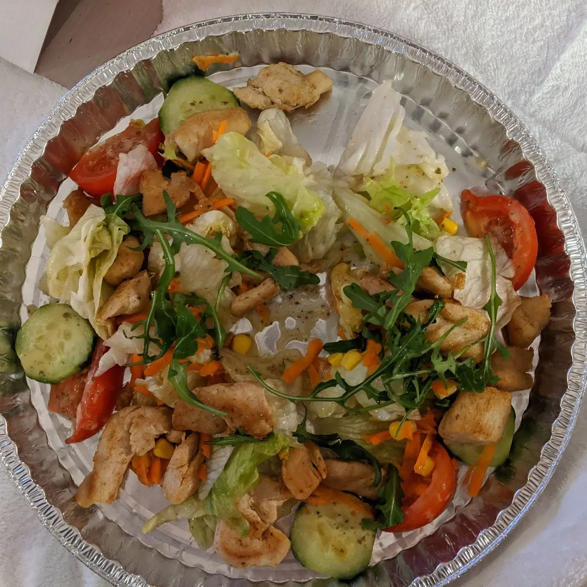 Großer Fitness Salat