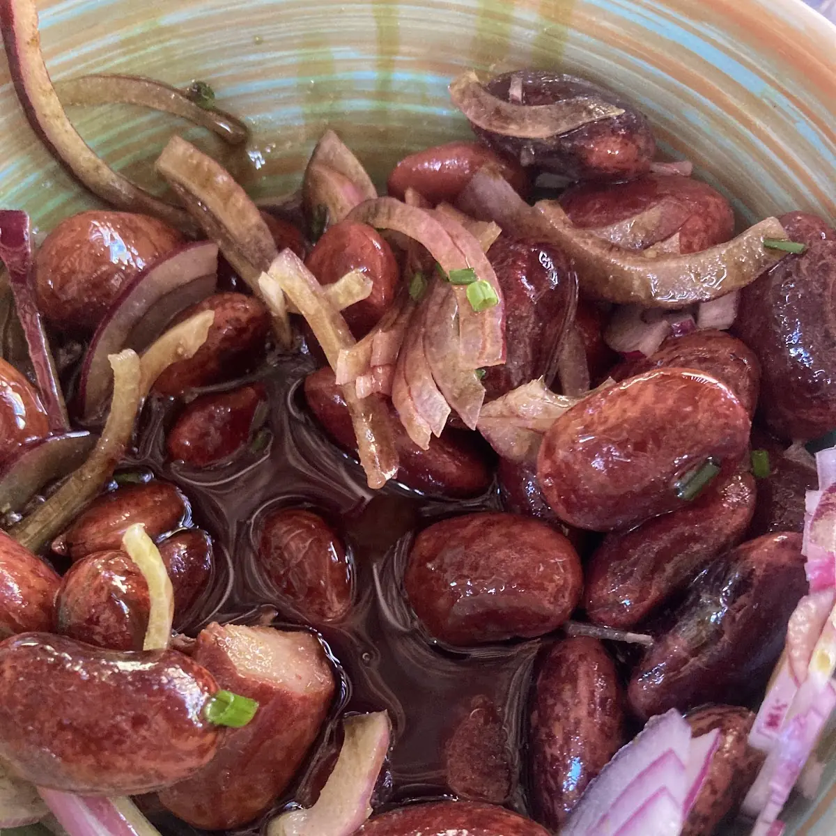 Steyrischer Käferbohnensalat