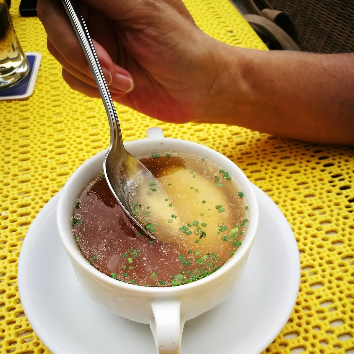 Griesnockerl Suppe