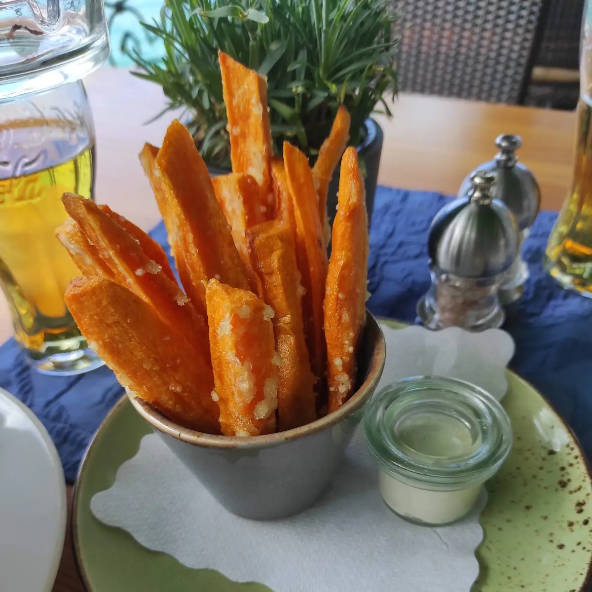Süßkartoffel Pommes