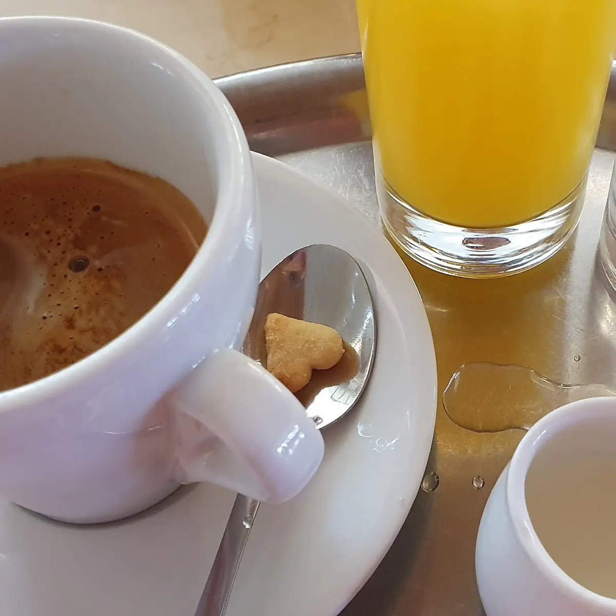 Kaffe Mit Herzerlkeks