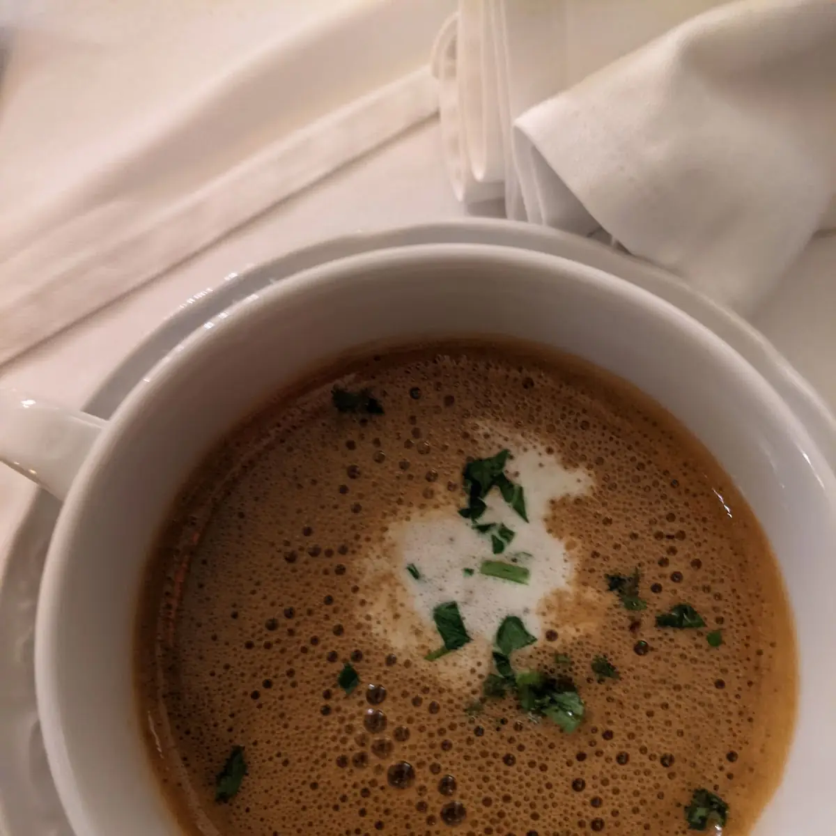 Fasancremesuppe