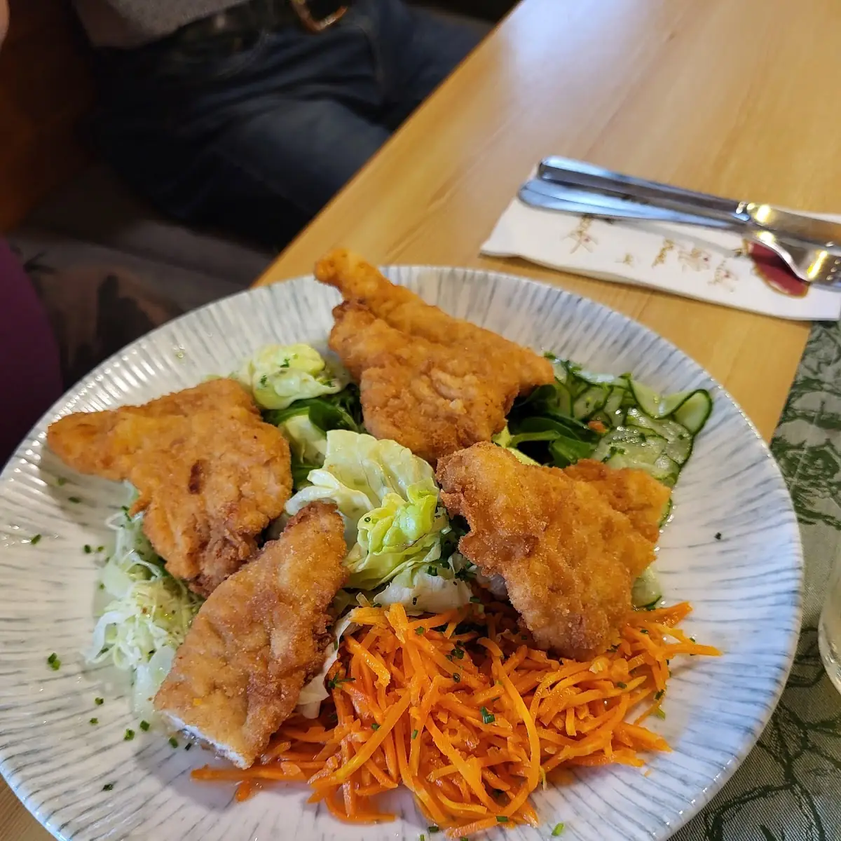 Salat Mit Putenstreifen