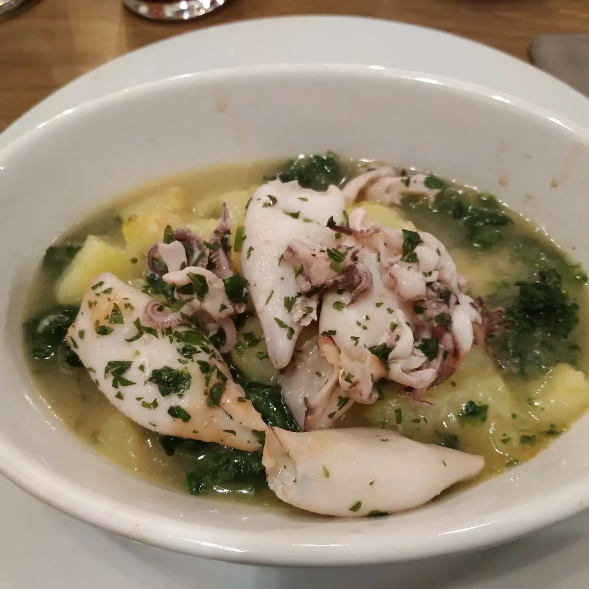 Calamari Auf Venezianische Art