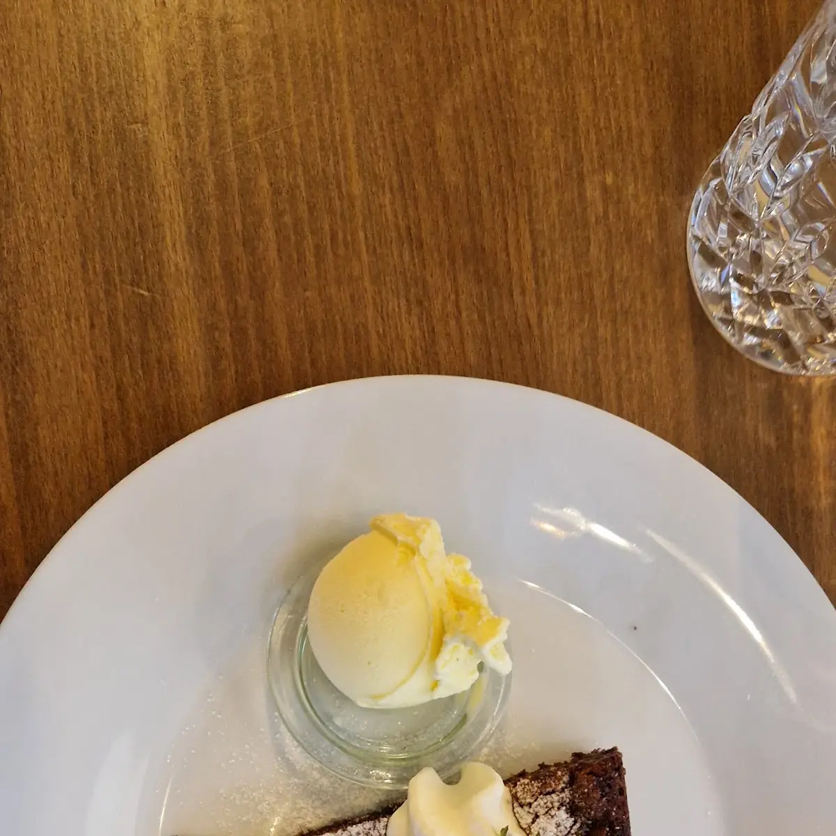 Schokotarte Mit Vanilleeis