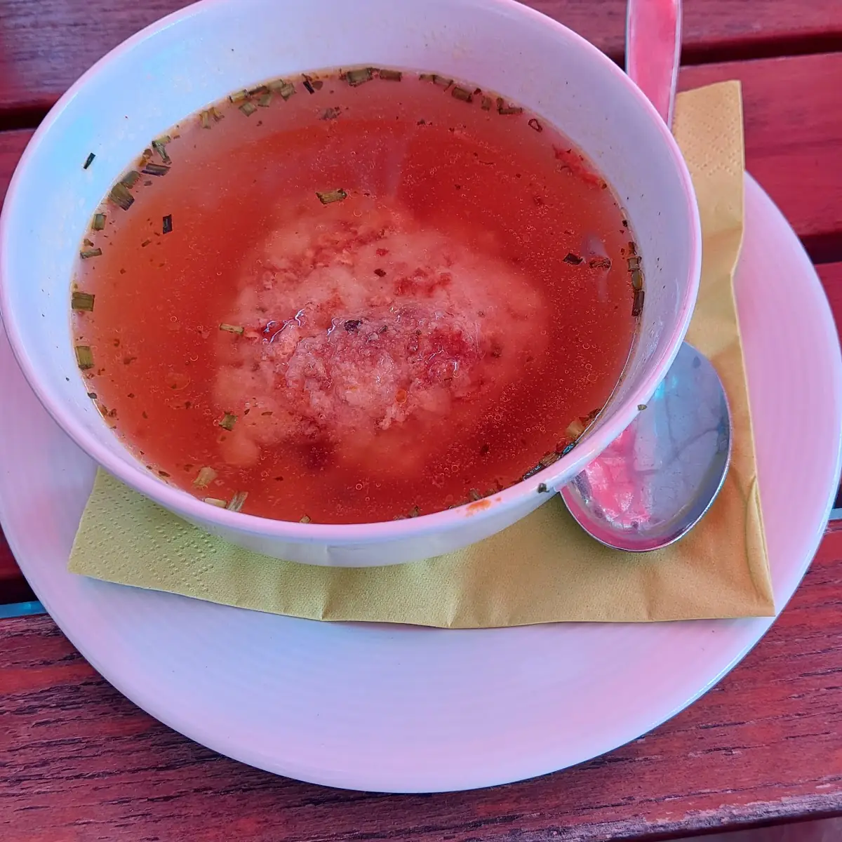 Kaspressknödelsuppe