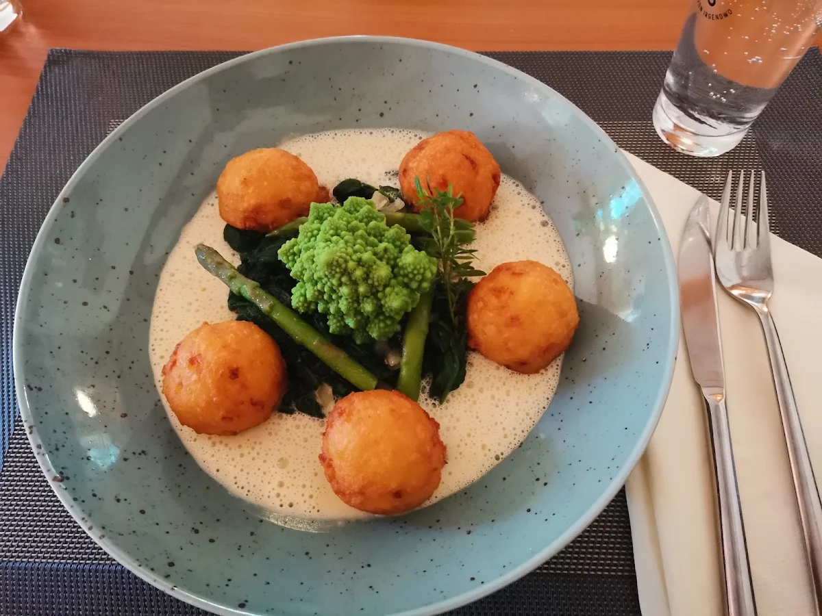 Kartoffelbrandtteig Mit Spinat