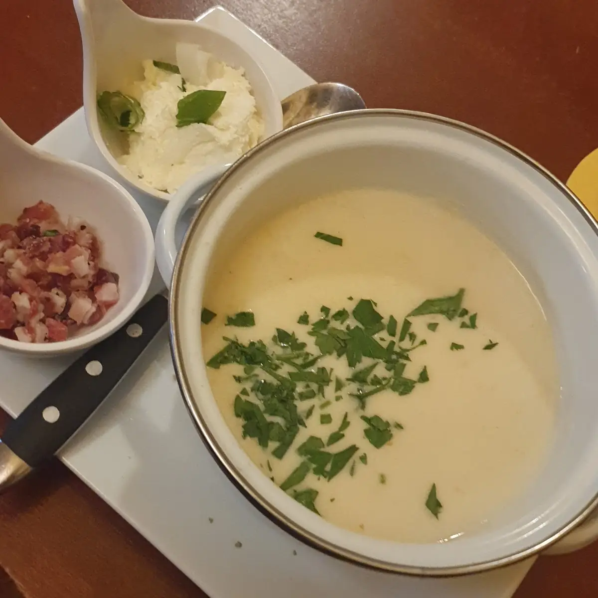 Spargelcremesuppe