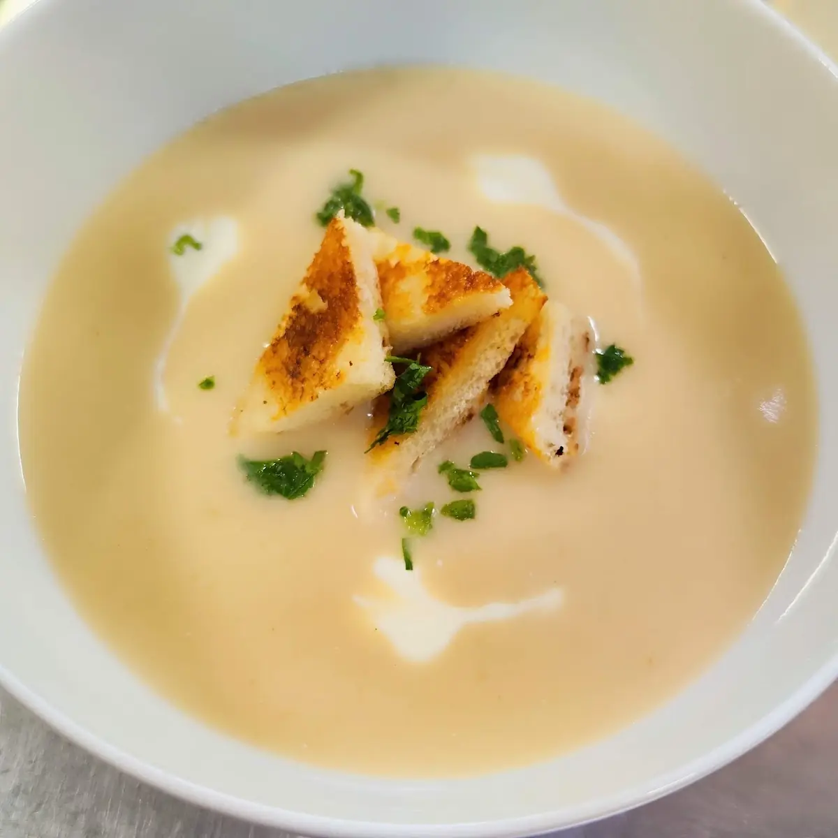 Karfiolcremesuppe