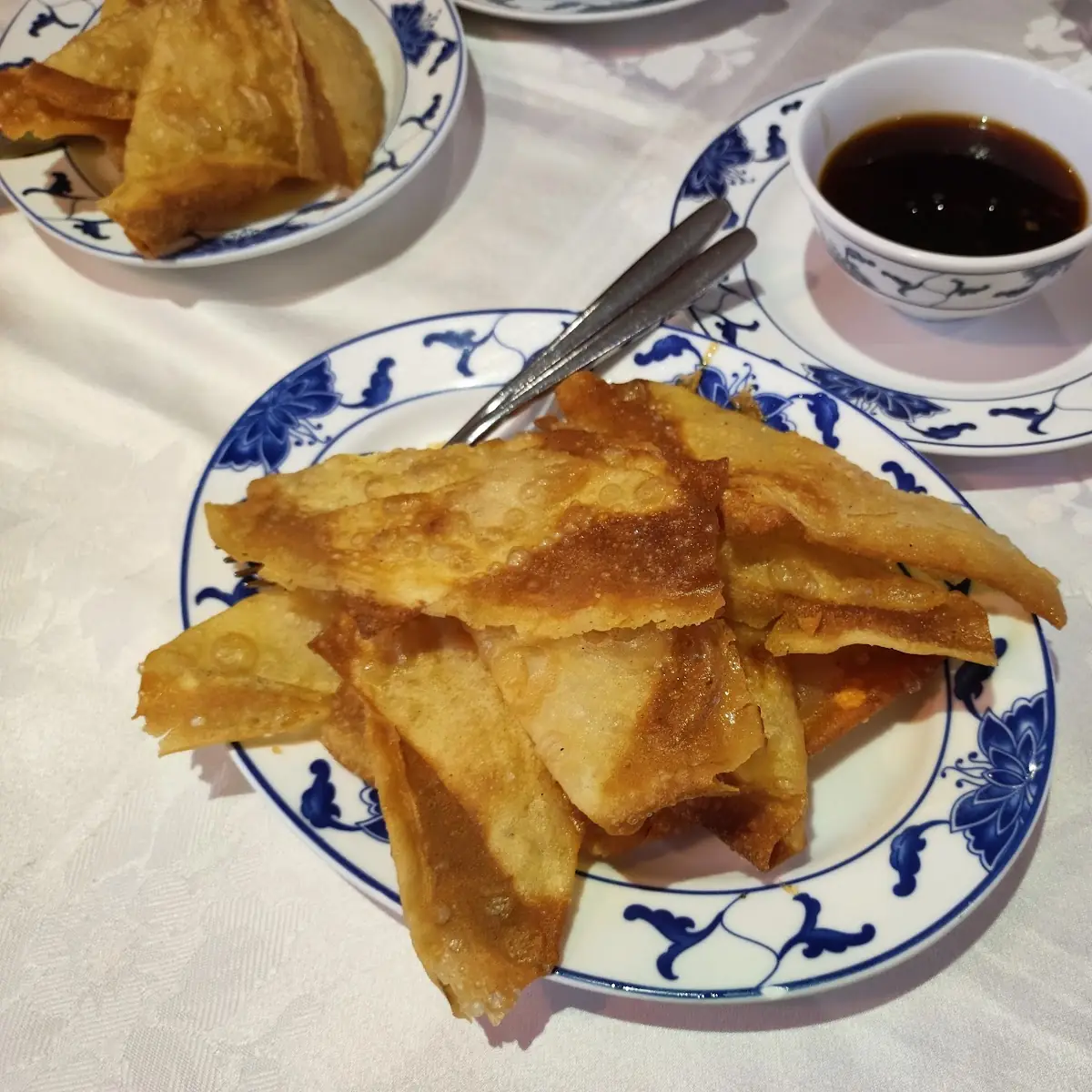 Gebackene Wan Tan
