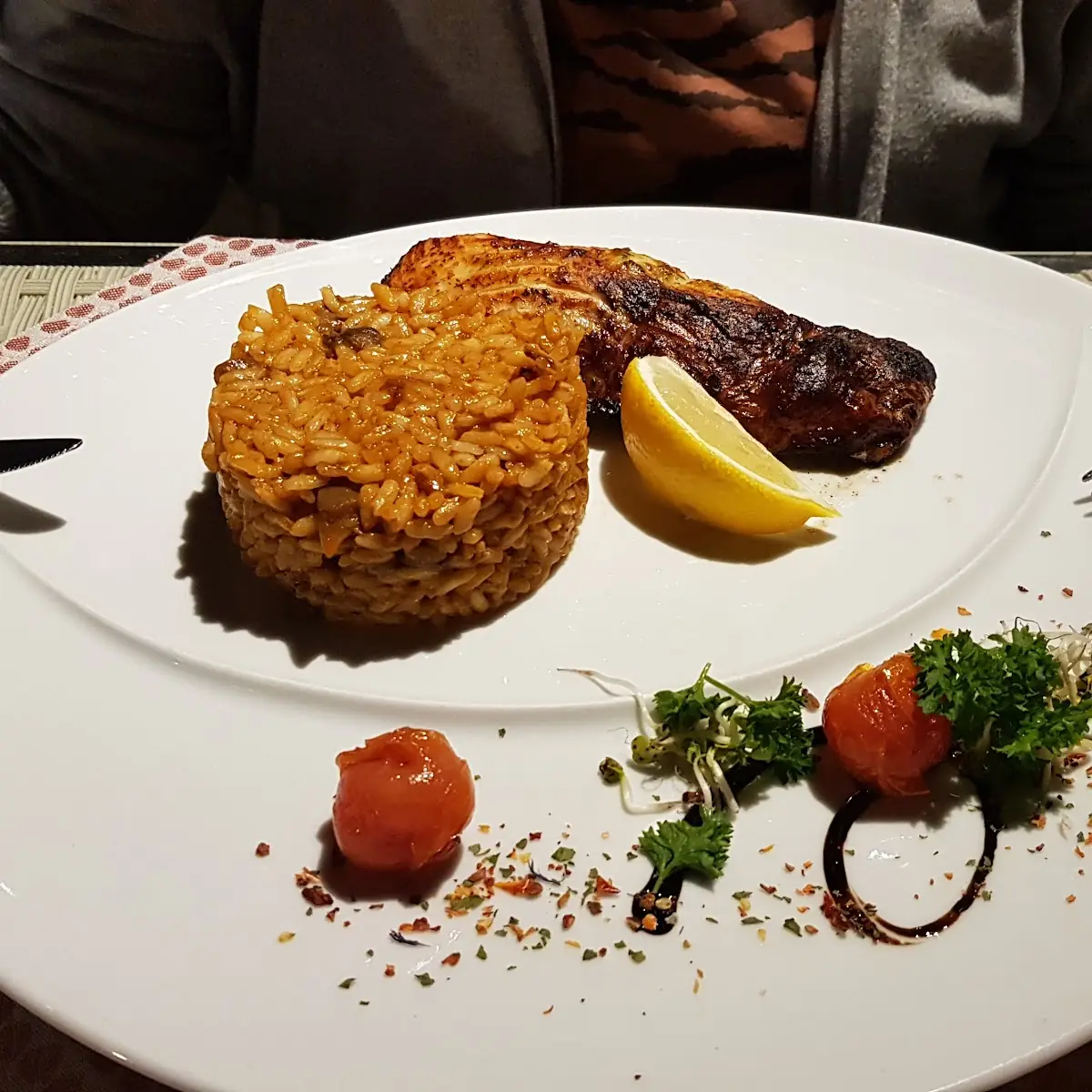 Zalmmoot Met Rijst