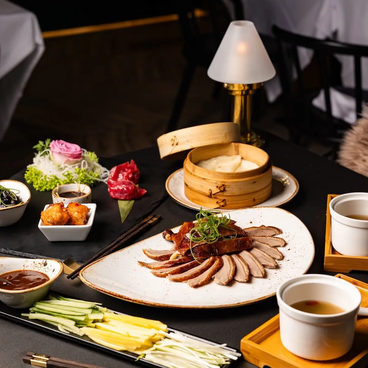 Die Peking-ente-menü