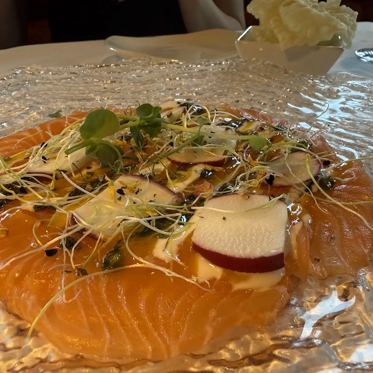 Lachs Carpaccio