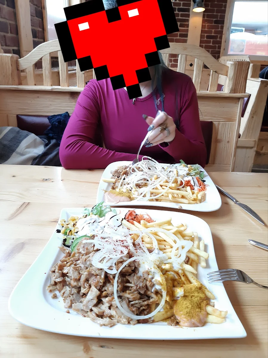 Dönerteller Mit Pommes Frites