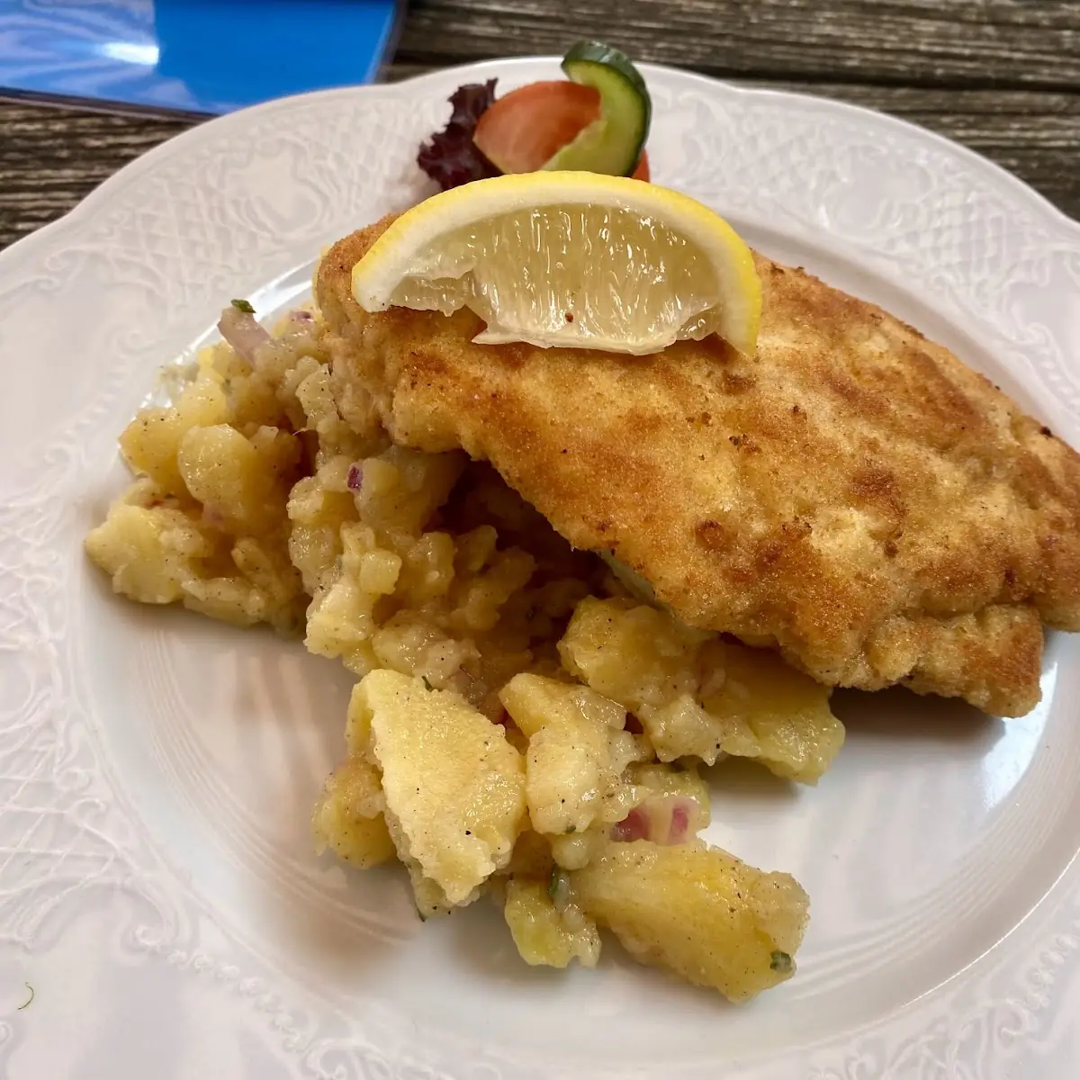 Cordon Bleu Mit Kartoffelsalat