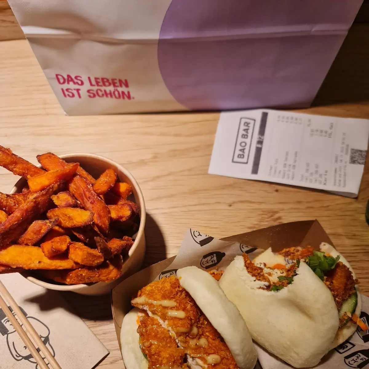 Kimchi Chicken And Crispy Chicken Bao