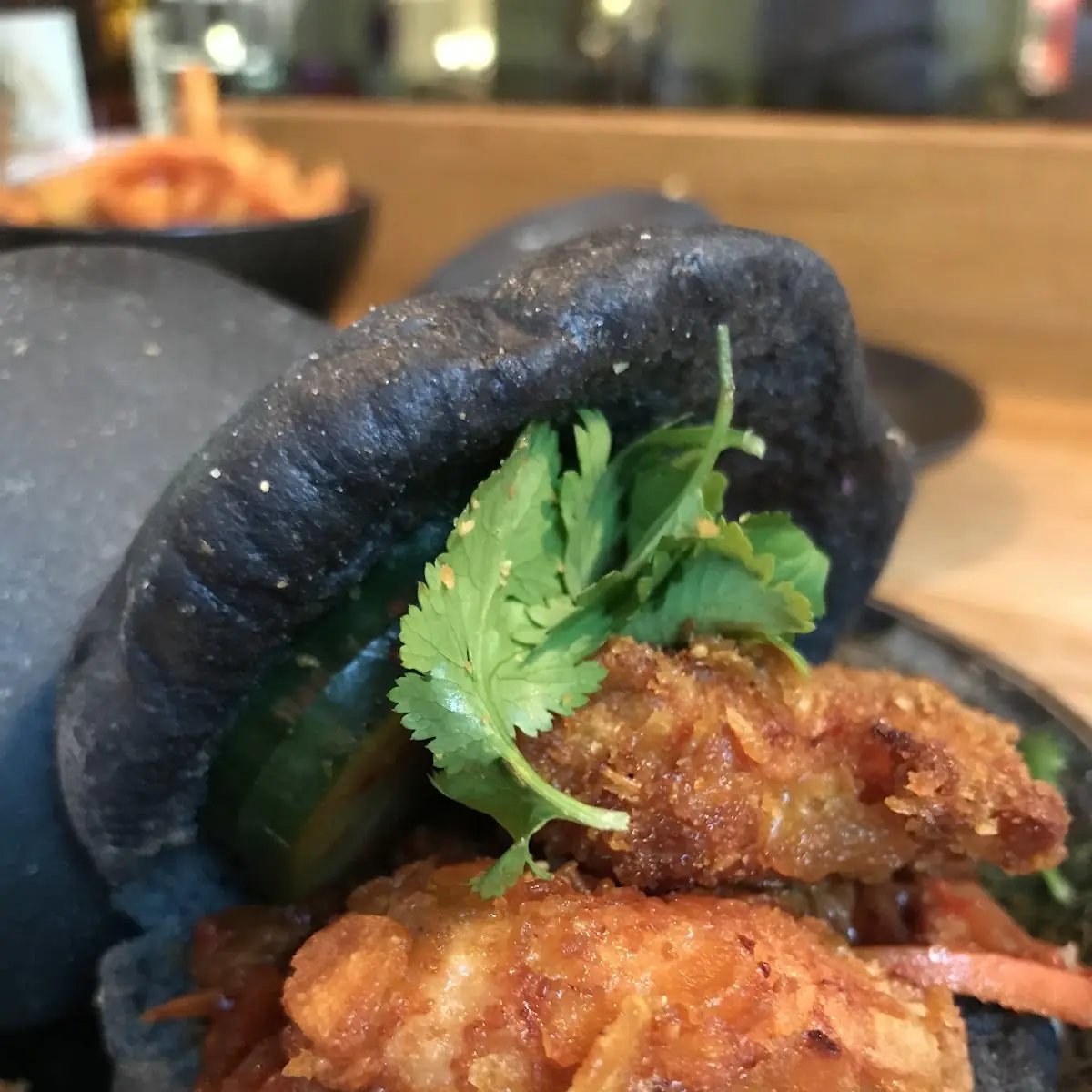 Kimchi Chicken In Black, BAO BAR 1070