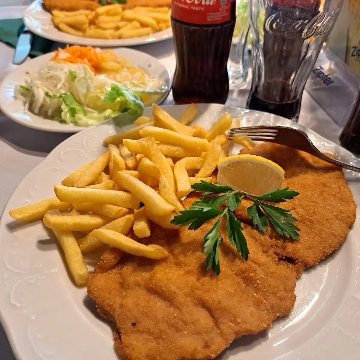 Schnitzel Tages Menü Am Samstag